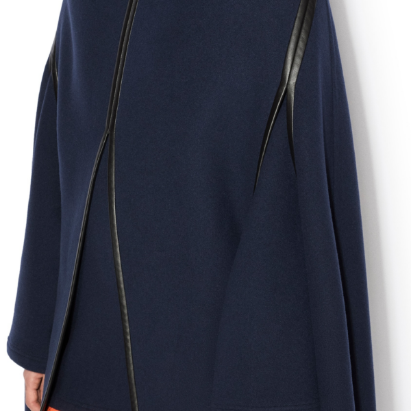 Alaïa Double Face Wool Cape Coat - ALAÏA Coats - Laser Cut Luxury - Shop at Coveti