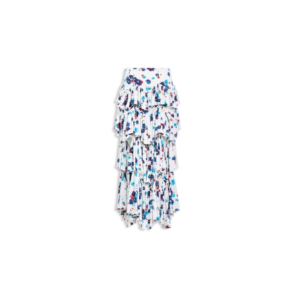 Alaïa Draped Printed Skirt - ALAÏA Skirts - Laser Cut Luxury - Shop at Coveti