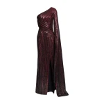 Elie Saab Asymmetrical Sequin Embroidered Dress in Multicolour featuring  – Luxury Designer Fashion at Coveti.