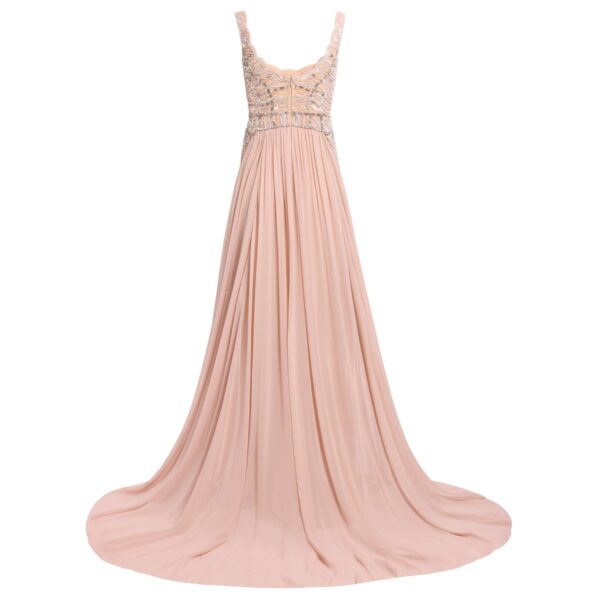 Elie Saab Bead Embroidered Corset Dress in Pink featuring  – Luxury Designer Fashion at Coveti.