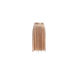 Elie Saab Bead Embroidered Midi Skirt in Neutrals featuring  – Luxury Designer Fashion at Coveti.