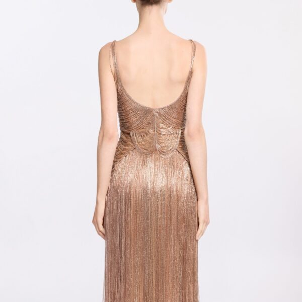 Elie Saab Bead Embroidered Top in Neutrals featuring  – Luxury Designer Fashion at Coveti.
