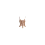 Elie Saab Bead Embroidered Top in Neutrals featuring  – Luxury Designer Fashion at Coveti.