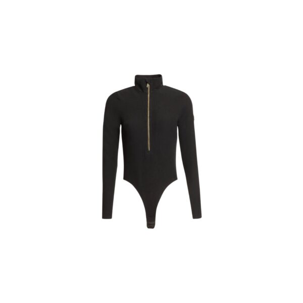 Elie Saab Cady Bodysuit in Black featuring  – Luxury Designer Fashion at Coveti.