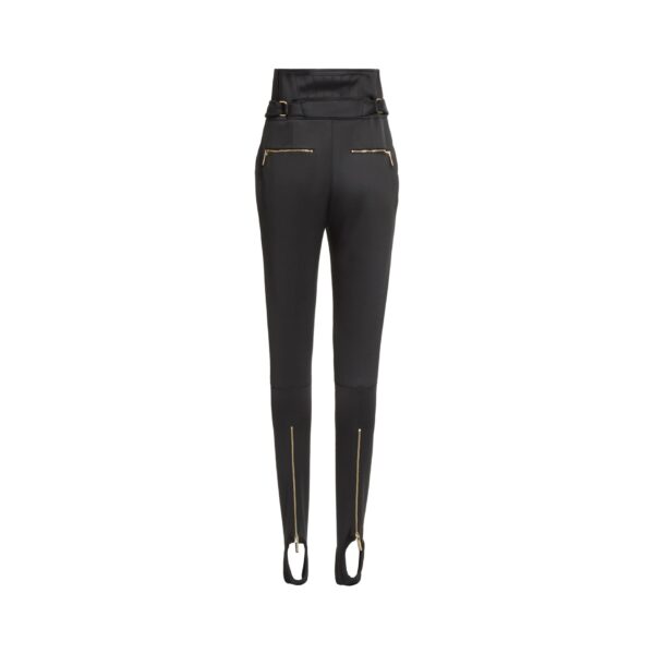 Elie Saab Cady Leggings in Black featuring  – Luxury Designer Fashion at Coveti.