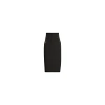 Elie Saab Cady Midi Skirt in Black featuring  – Luxury Designer Fashion at Coveti.