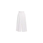 Elie Saab Cotton Piquet Bermuda Shorts in White featuring  – Luxury Designer Fashion at Coveti.