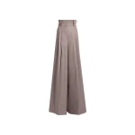 Elie Saab Cotton Twill Pants in Beige featuring  – Luxury Designer Fashion at Coveti.