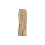 Elie Saab Gold Sequin Pants in Metallic featuring  – Luxury Designer Fashion at Coveti.
