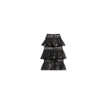 Elie Saab Macramé and Sequin Ruffled Skirt in Black featuring  – Luxury Designer Fashion at Coveti.