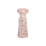 Elie Saab Open Back Midi Dress in Pink featuring  – Luxury Designer Fashion at Coveti.