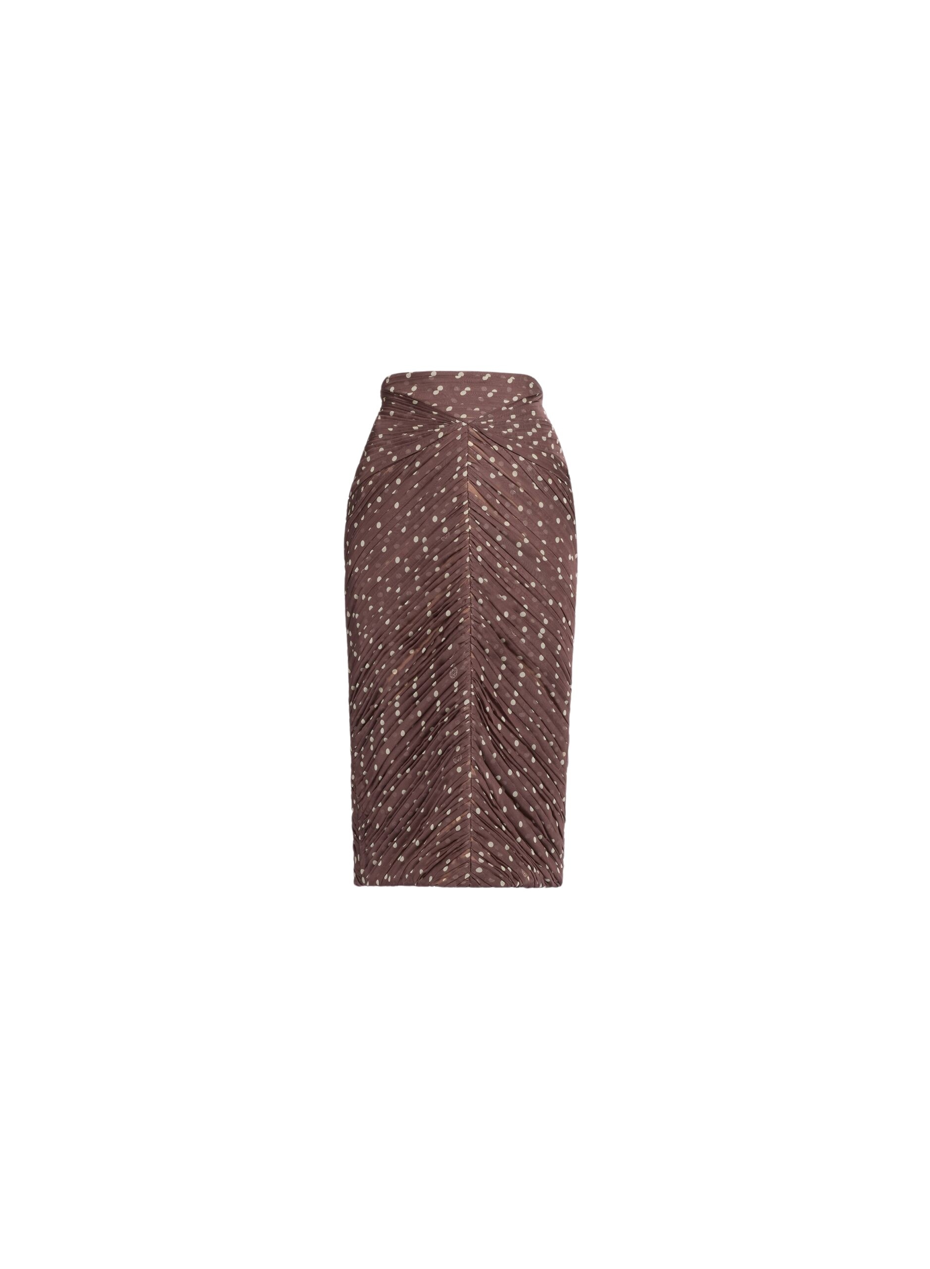 Elie Saab Polka Dot Printed Skirt in Multicolour featuring  – Luxury Designer Fashion at Coveti.