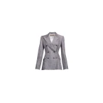 Elie Saab Printed Twill Blazer in Multicolour featuring  – Luxury Designer Fashion at Coveti.