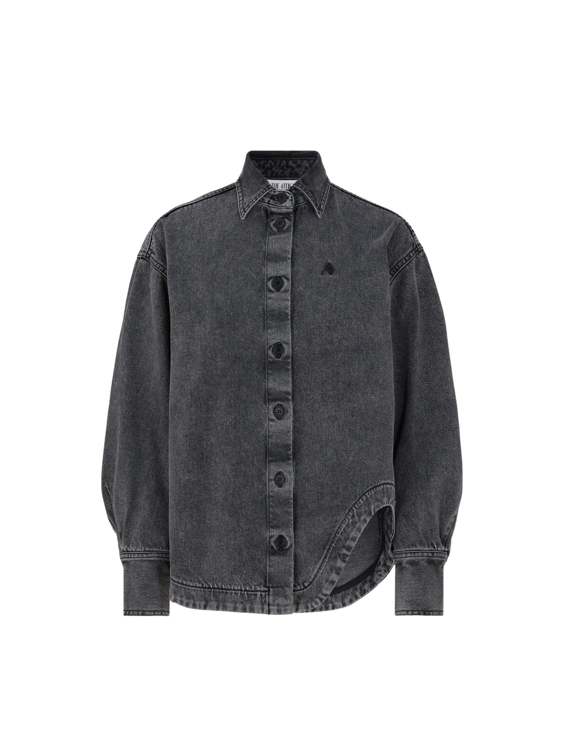 The Attico Eliza” black shirt