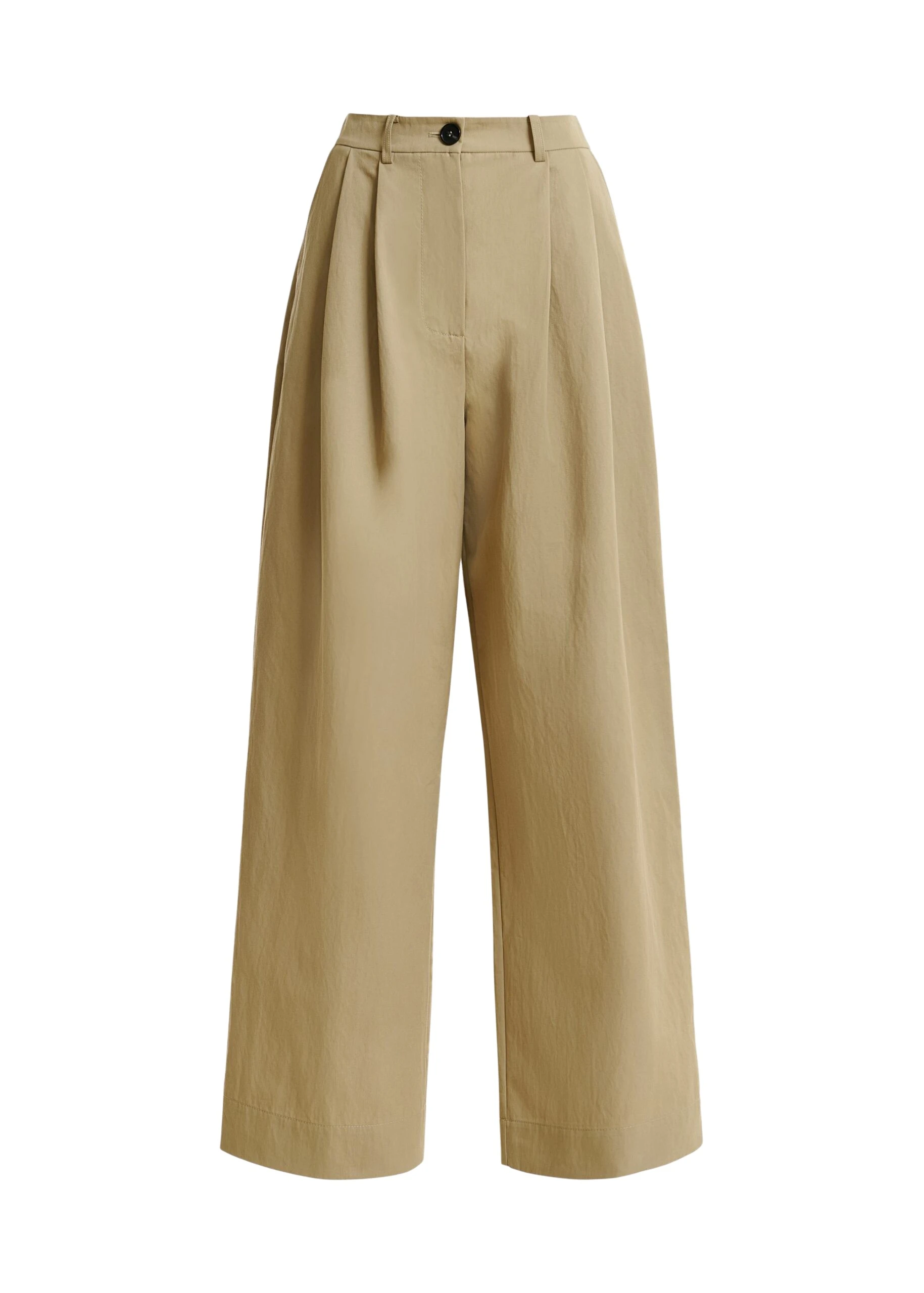 Essentiel-Antwerp-Beige-pleated-wide-leg-pants-scaled73480_nobg Beige pleated wide-leg pants
