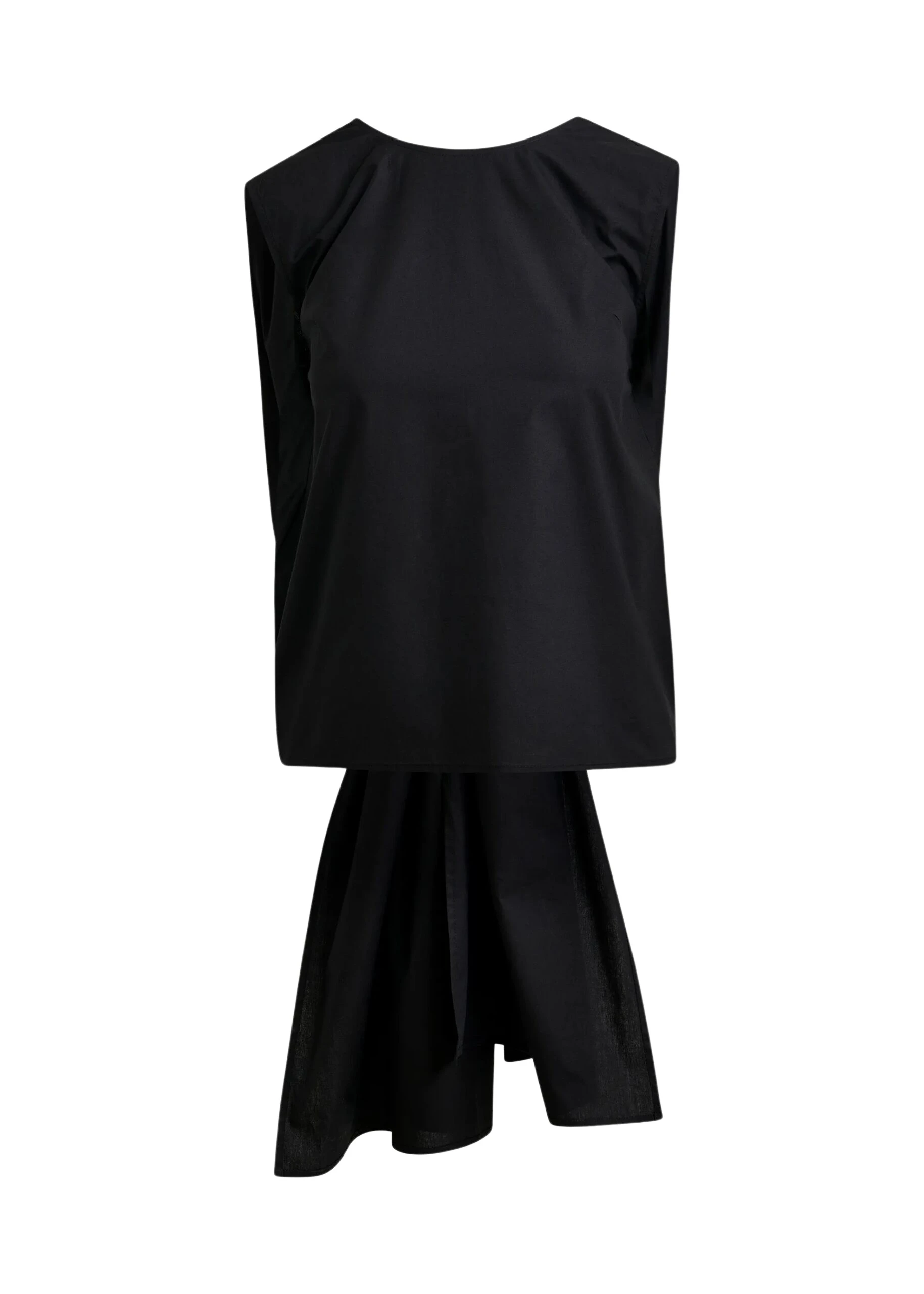 Essentiel-Antwerp-Black-cotton-wrap-tie-top-with-low-back-scaled45298_nobg Black cotton wrap tie top with low back