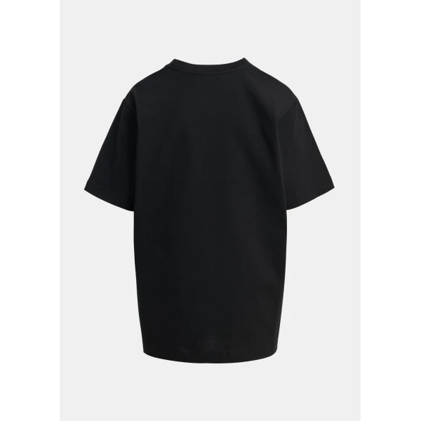 Essentiel Antwerp Black, off-white and red running horses oversized T-shirt, Year of the Horse online-exclusive Top, view 4