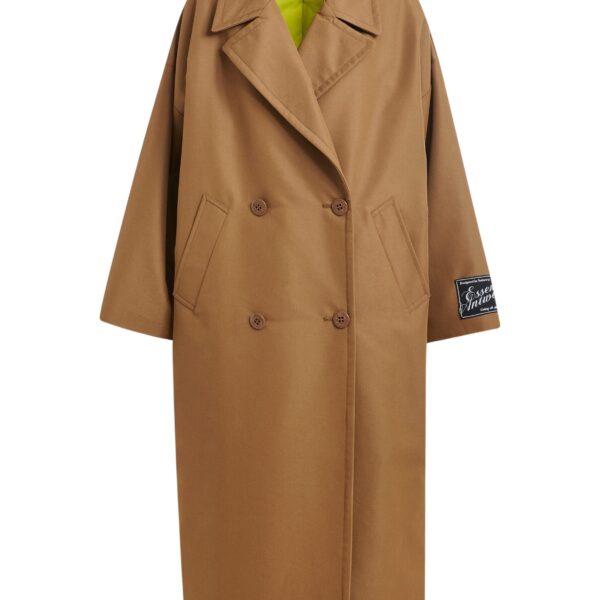 Brown oversized trenchcoat