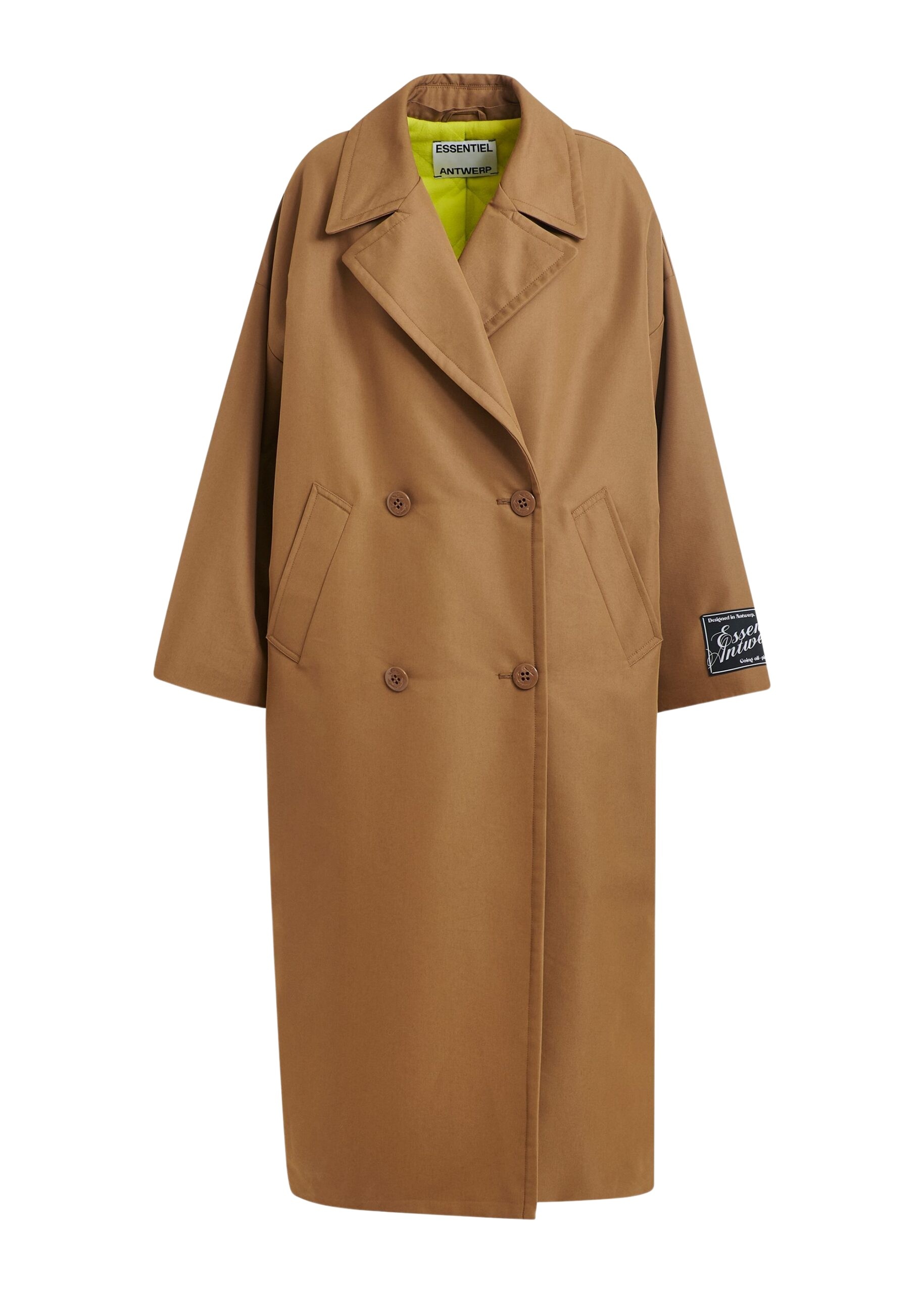 Brown oversized trenchcoat