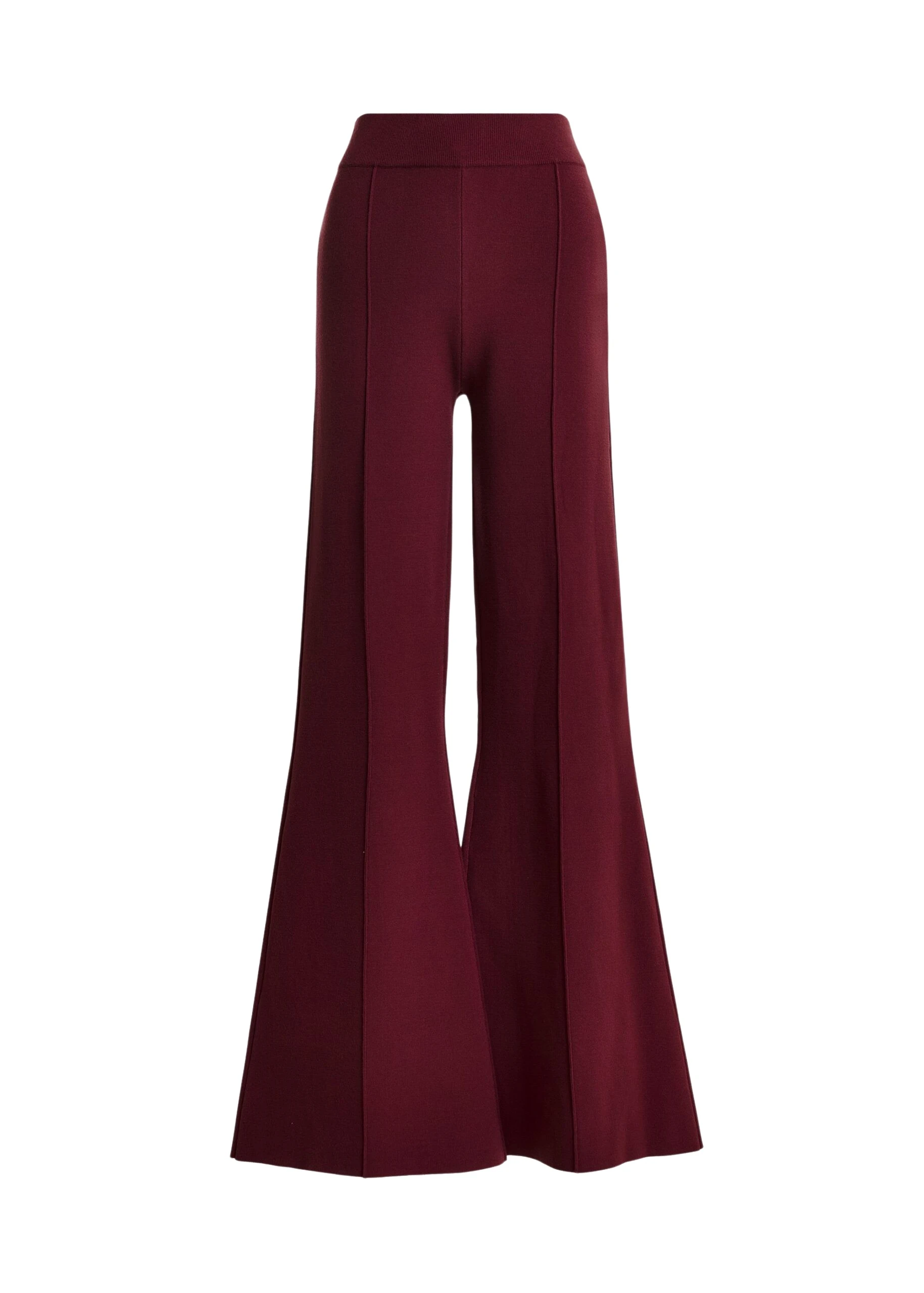 Essentiel-Antwerp-Burgundy-flared-pants-with-high-rise-waist-scaled90420_nobg Burgundy flared pants with high-rise waist