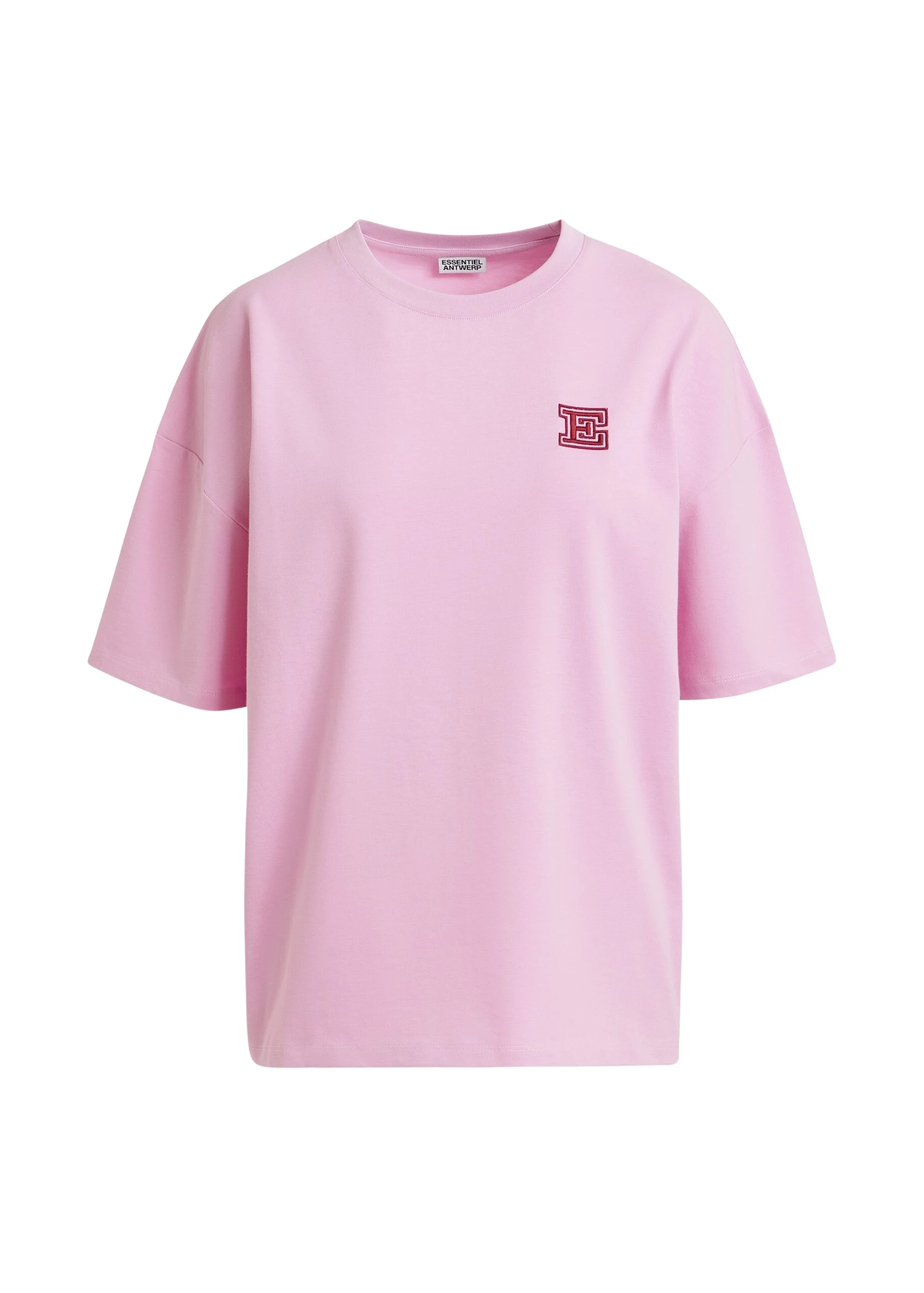 Essentiel-Antwerp-Cotton-T-shirt-with-E-embroidery-scaled42693_nobg Cotton T-shirt with 'E' embroidery