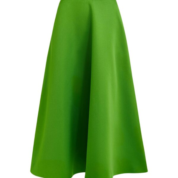 Green a-line skirt