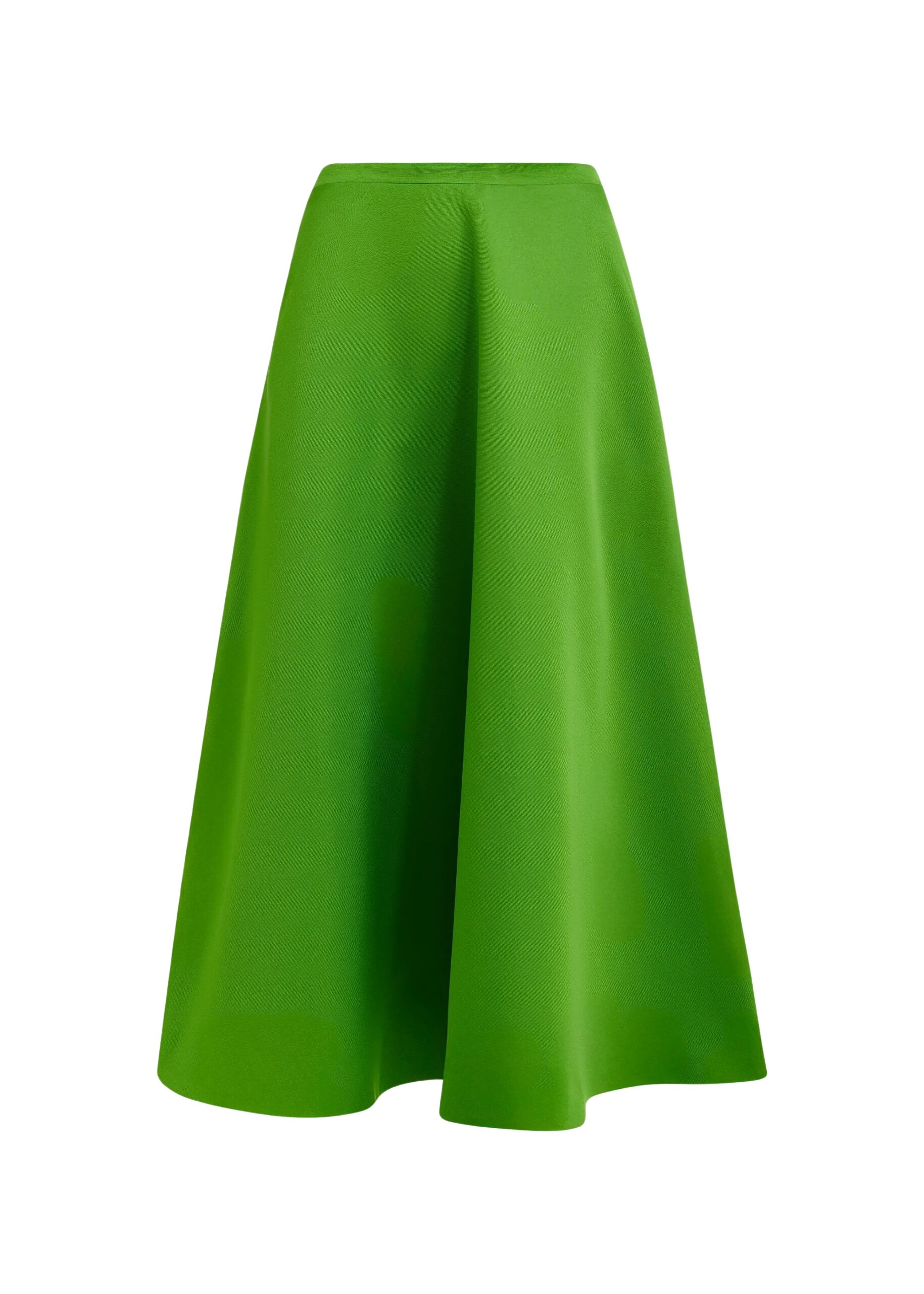 Green a-line skirt