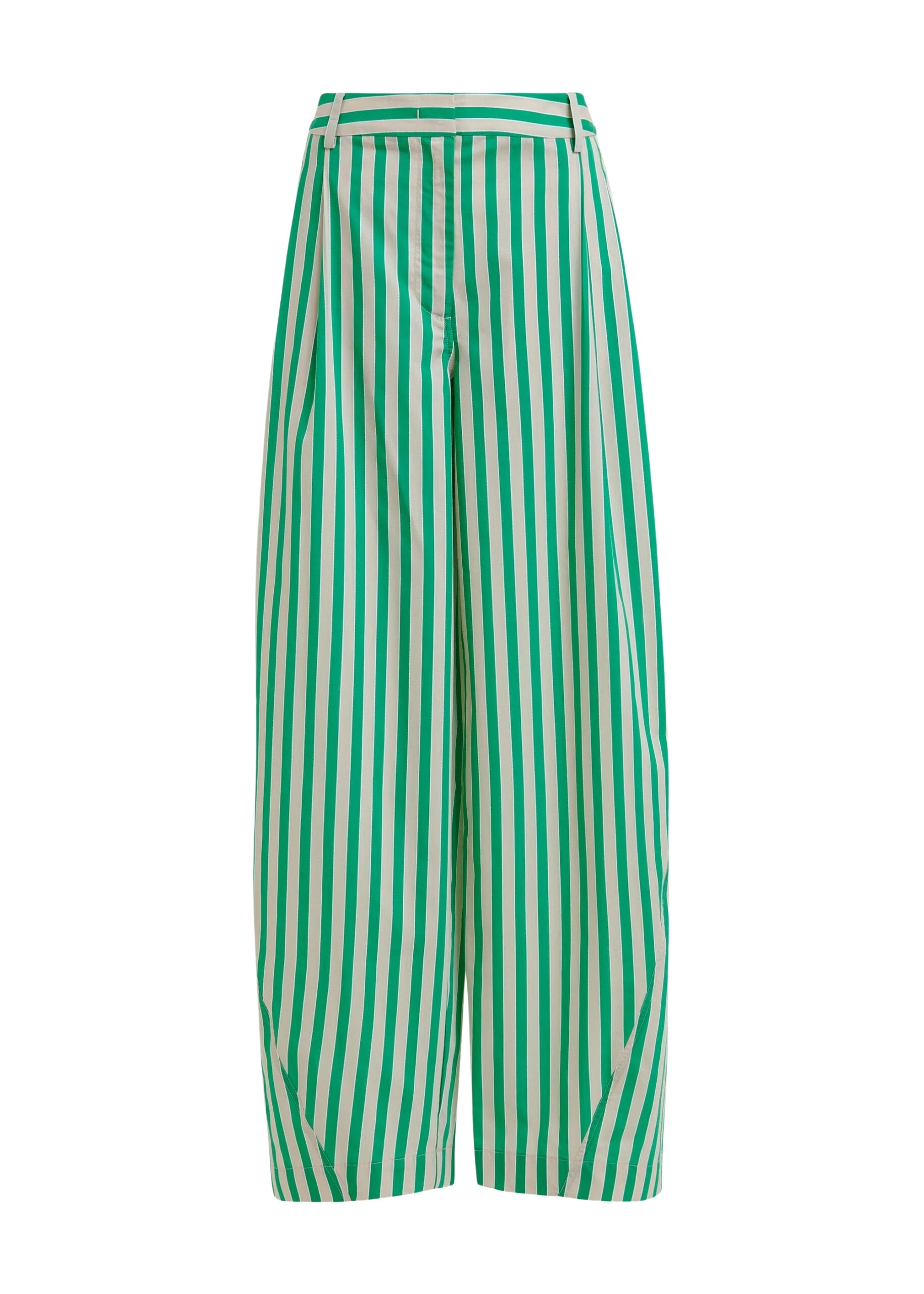 Essentiel-Antwerp-Green-and-cream-striped-tapered-leg-pants-scaled99459_nobg Green and cream striped tapered-leg pants