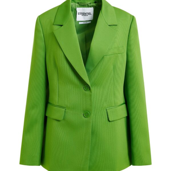 Green single-breasted blazer