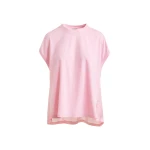 Light pink cap-sleeve organic cotton T-shirt