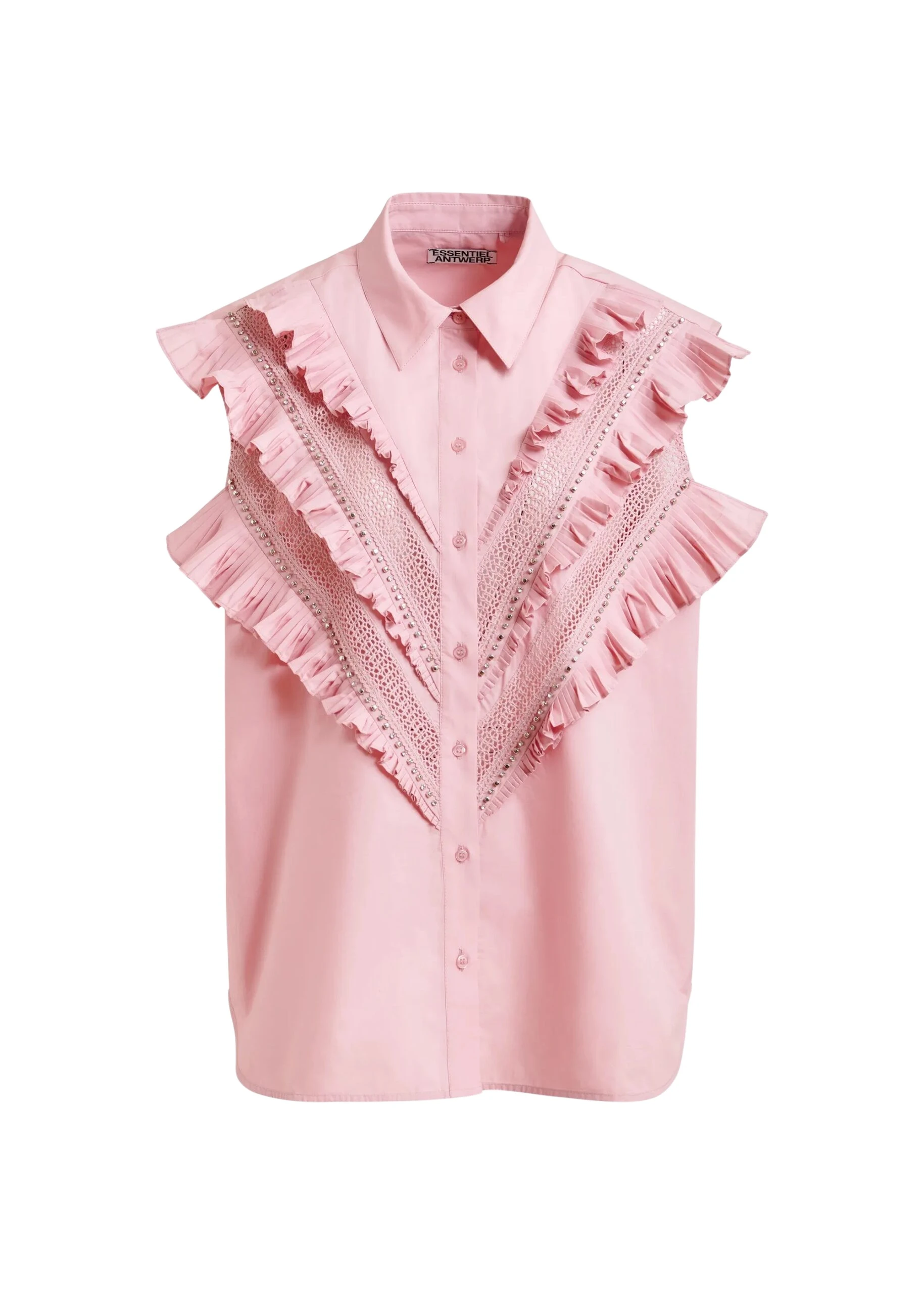 Essentiel-Antwerp-Light-pink-embellished-sleeveless-cotton-shirt-with-ruffle-details-scaled47704_nobg Light pink embellished sleeveless cotton shirt with ruffle details