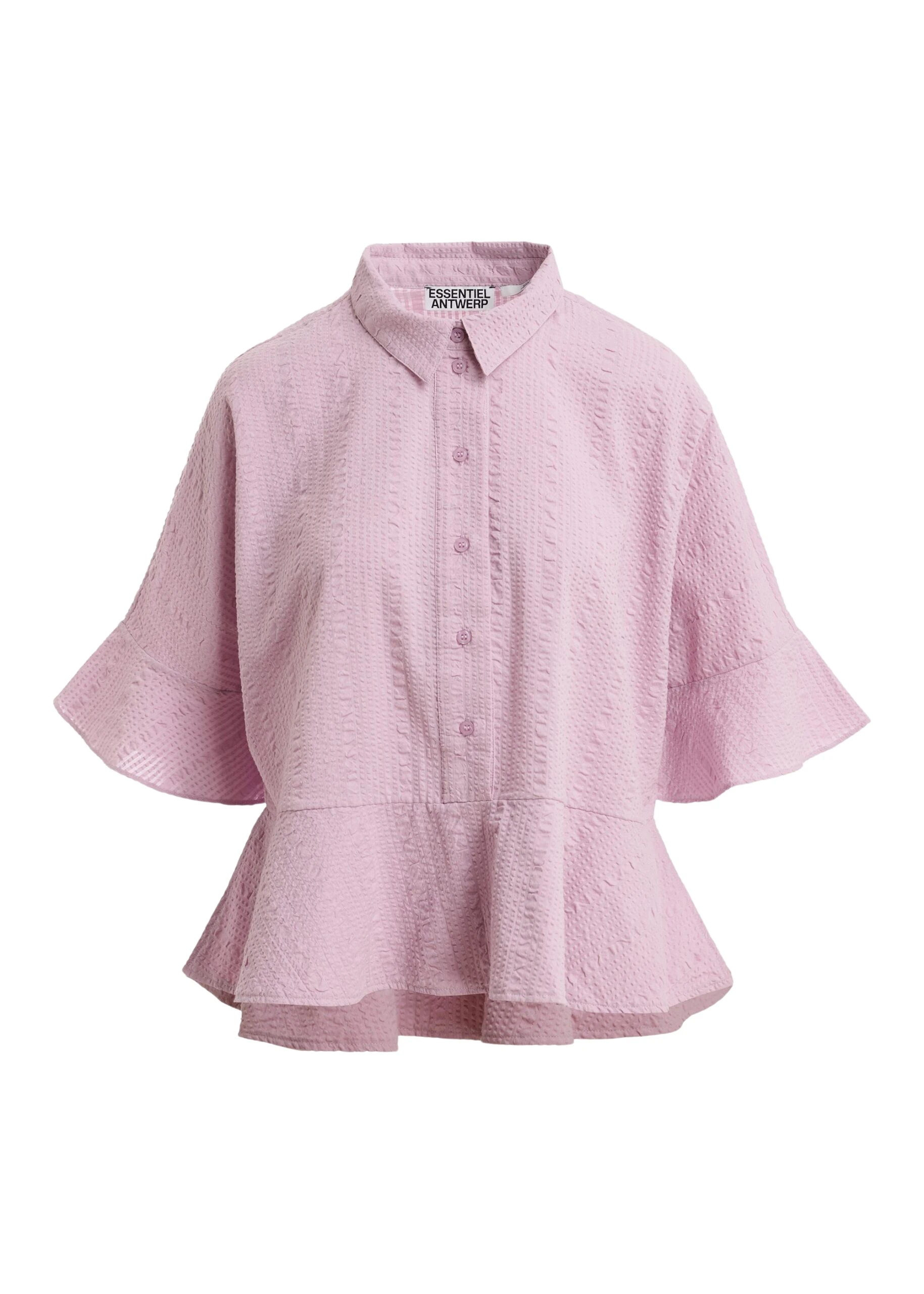 Essentiel-Antwerp-Light-pink-peplum-cotton-shirt-with-contrasting-collar-scaled76010_nobg Light pink peplum cotton shirt with contrasting collar
