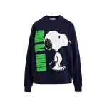 Navy cotton sweatshirt with Peanuts™ Snoopy motif
