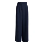 Navy wide-leg pants