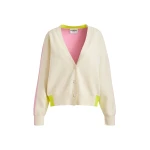Essentiel-Antwerp-Off-white-pink-and-yellow-colorblock-fine-knit-cardigan-scaled41219_nobg Off-white
