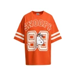 Orange T-shirt with Peanuts™ Snoopy print and white text