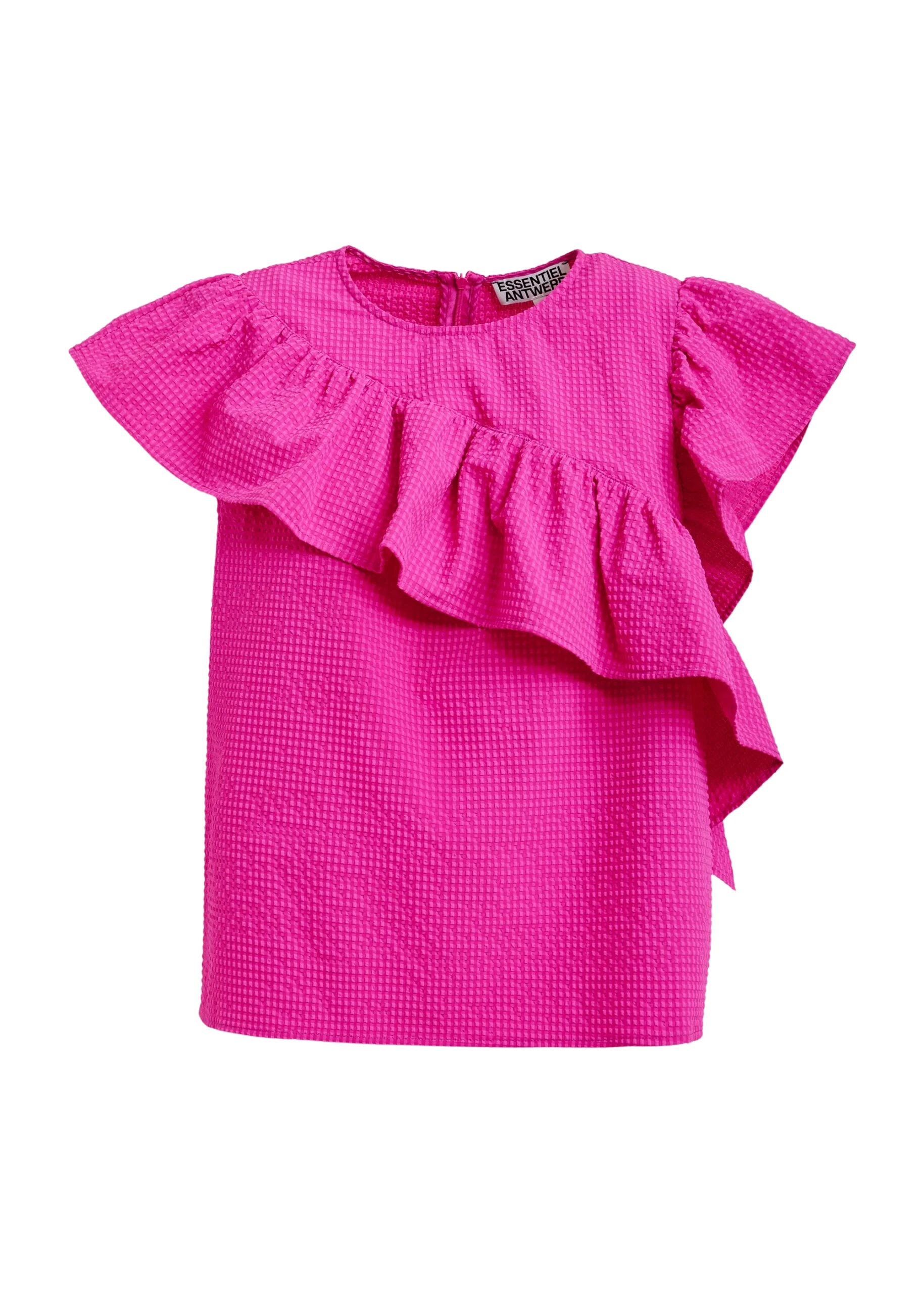 Essentiel-Antwerp-Pink-asymmetrical-top-with-ruffle-details-scaled52868_nobg Pink asymmetrical top with ruffle details