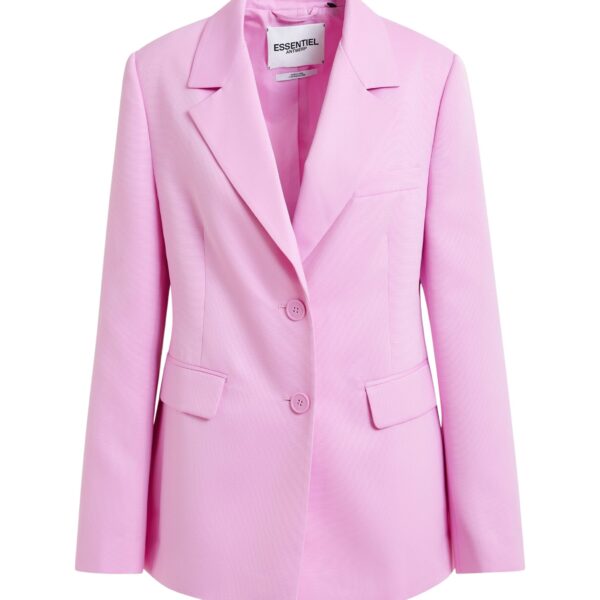 Pink single-breasted blazer