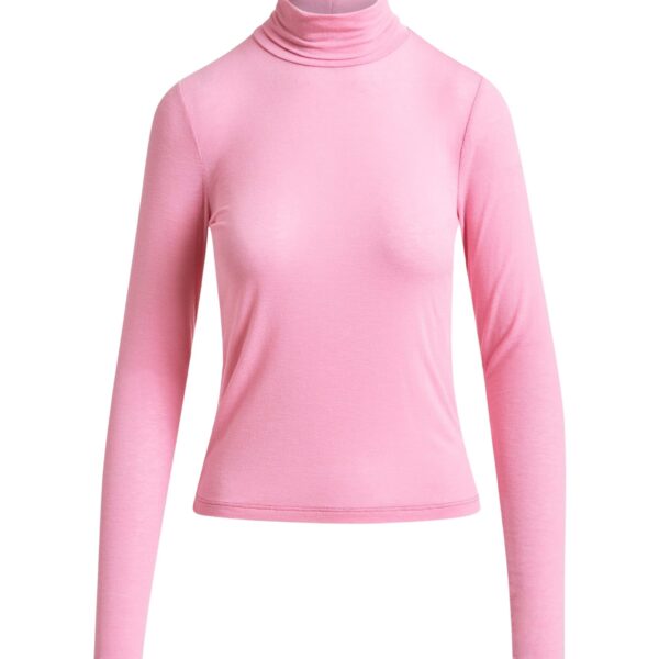 Pink turtleneck sweater