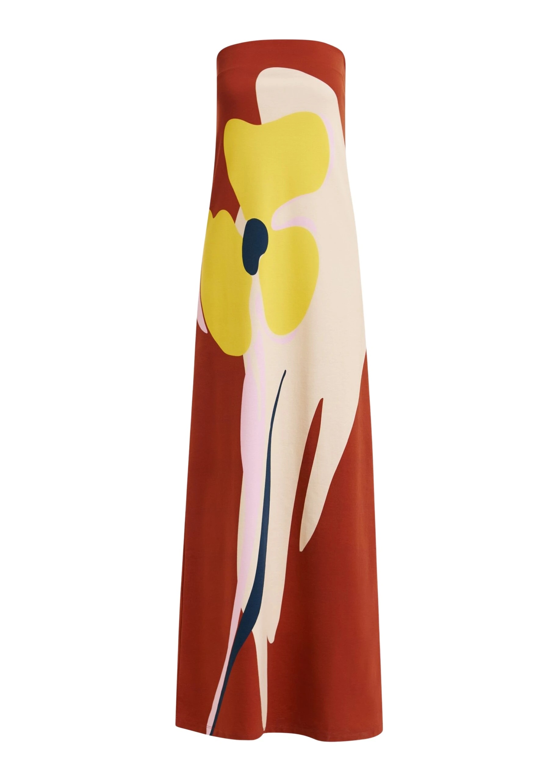 Essentiel-Antwerp-Rust-cream-and-yellow-strapless-maxi-dress-with-oversized-floral-print-scaled71511_nobg Rust
