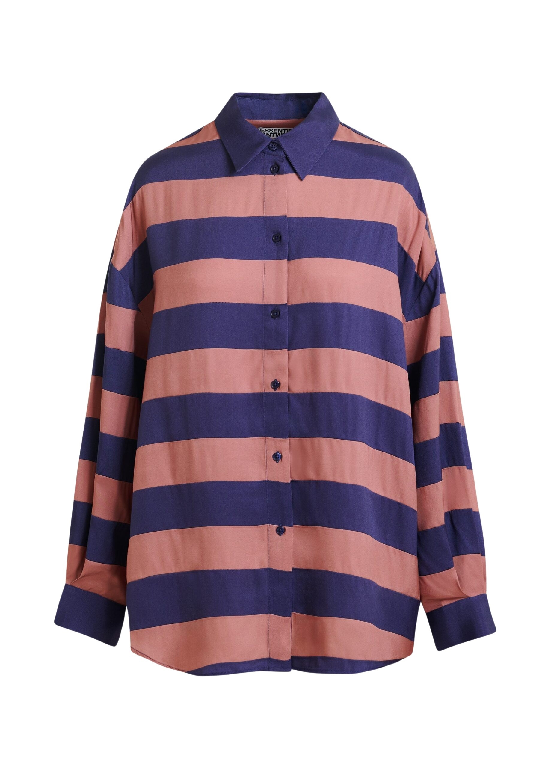 Vintage pink and purple oversized striped shirt