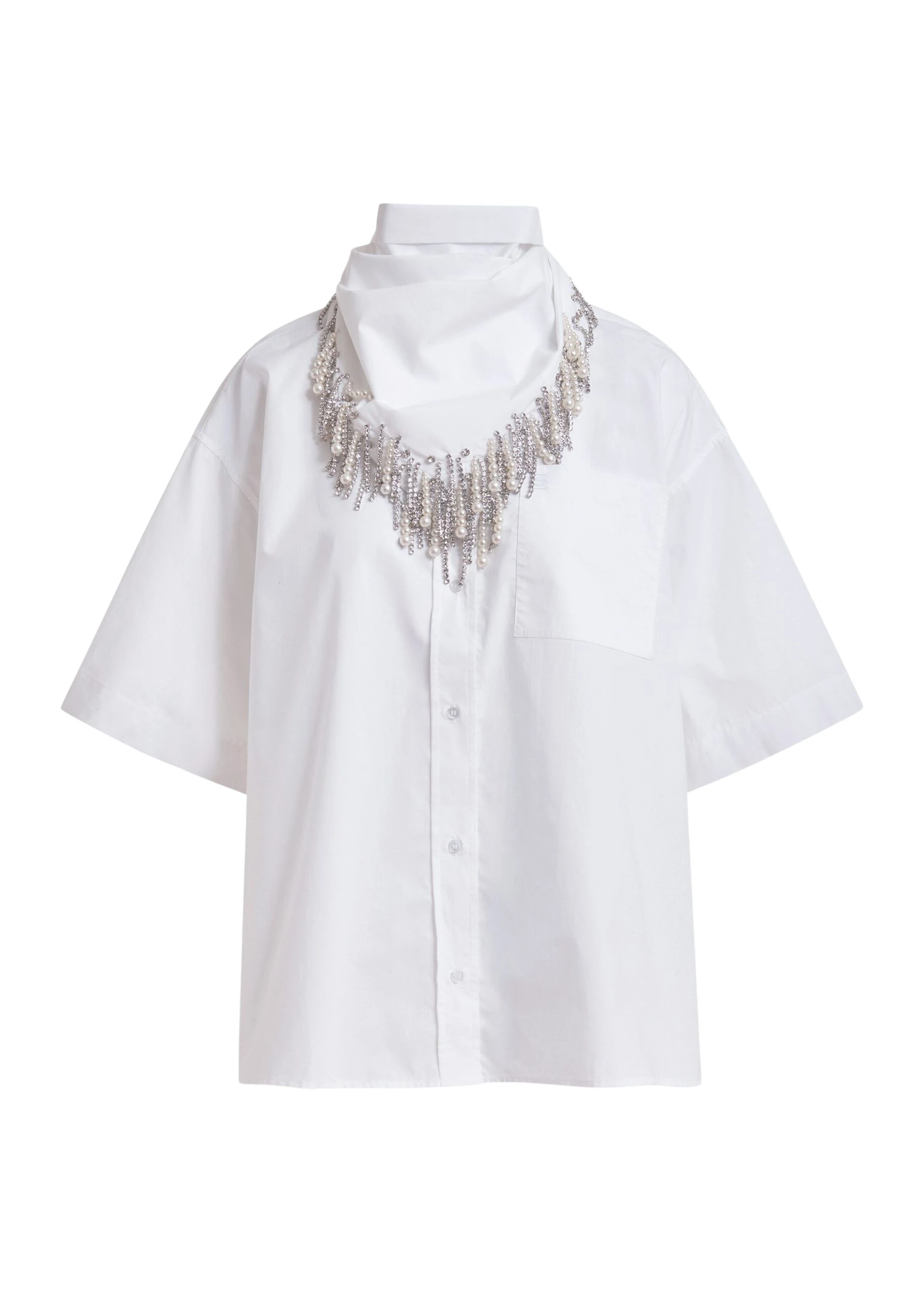Essentiel-Antwerp-White-cotton-shirt-with-embroidered-detail-and-separate-scarf-scaled35751_nobg White cotton shirt with embroidered detail and separate scarf