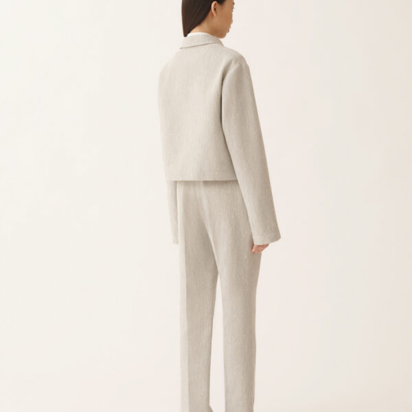 Boxy Jacket in Drop Fil Coupé Tailoring