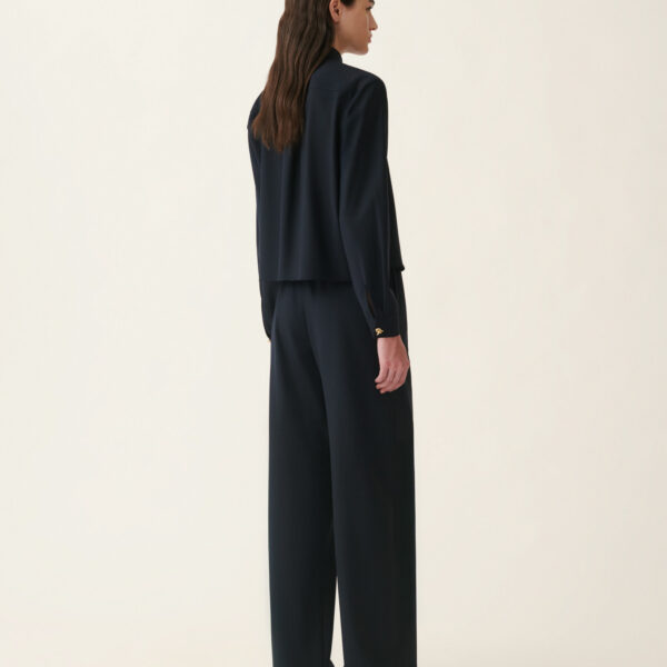 Boxy Shirt in Cool Wool
