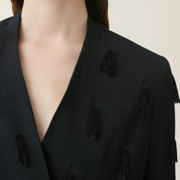 Cady Topcoat in Midnight Blue - Image 5