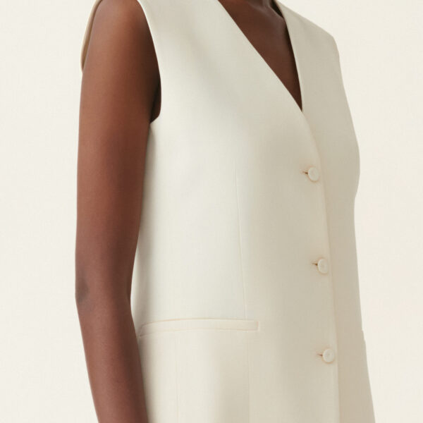 Cady Vest in Butter - Image 5