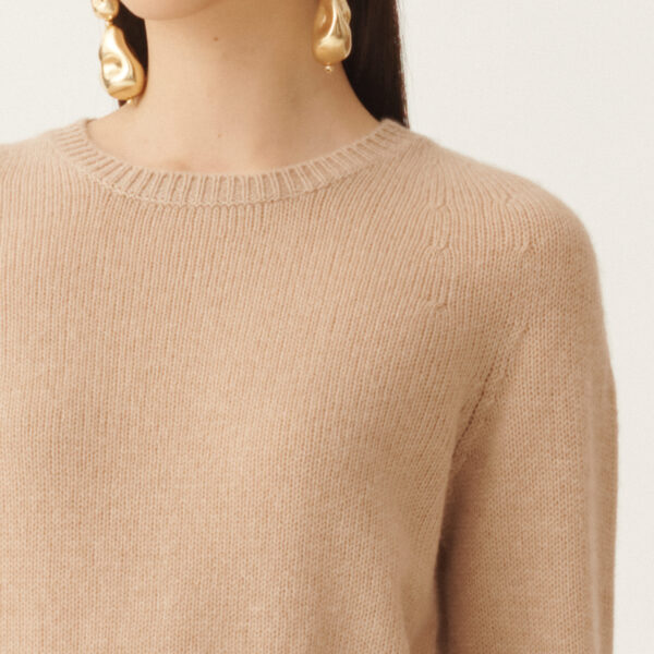 Cashmere Sweater in Brown - Image 5