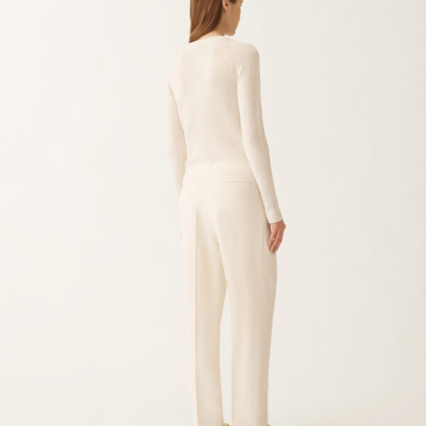 Cashmere Sweater in White