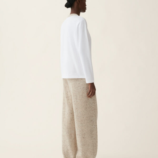 Cotton Jersey T-shirt in Optical White