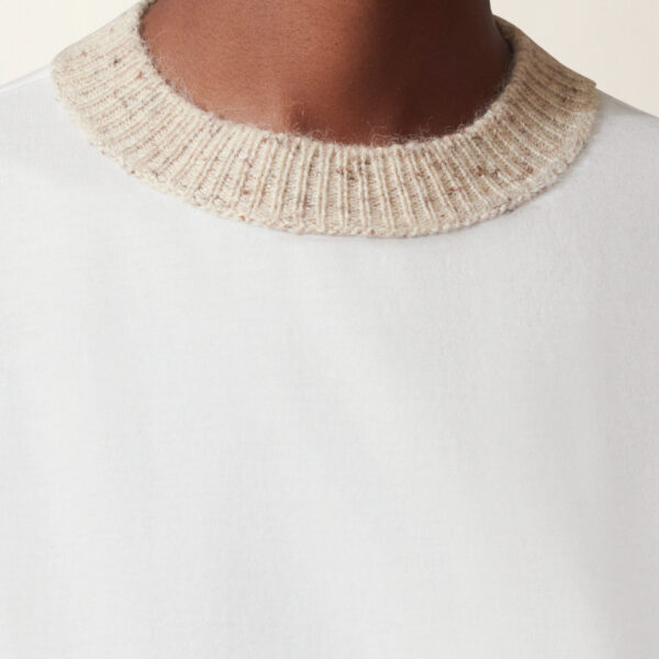 Cotton Jersey T-shirt in Optical White - Image 5